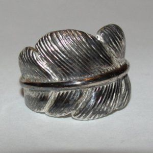 Tribal Inspired Feather Ring Band Alberto Juan